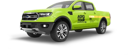 camioneta ploteada de agrotour 2023